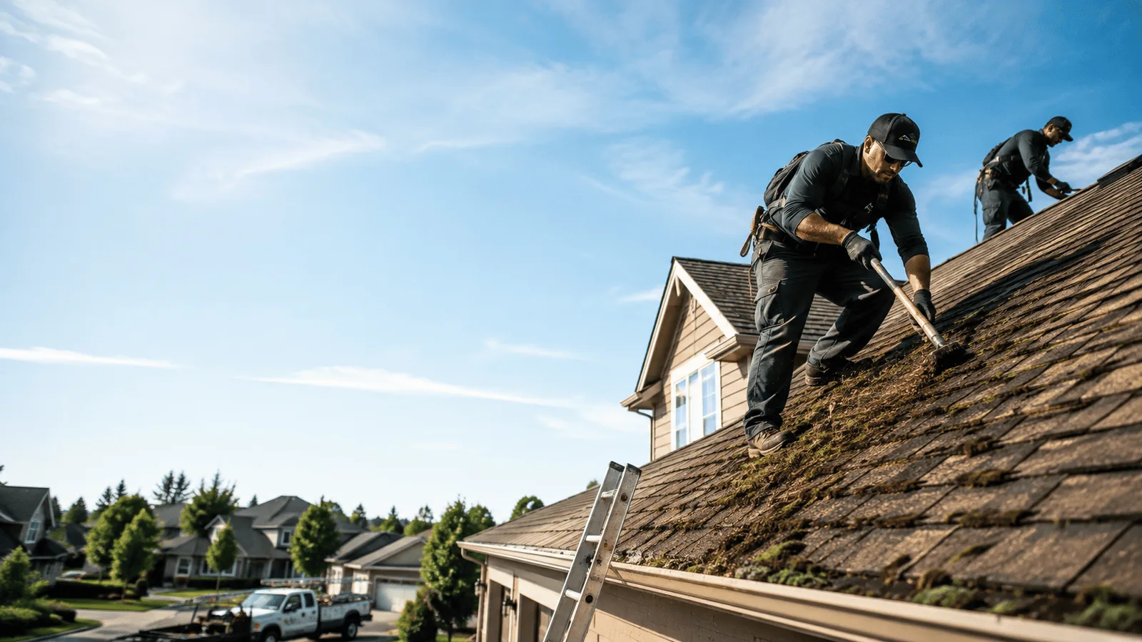 Roof Moss Removal in Genoa, IL near me